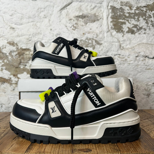 Louis Vuitton Black White Maxi Trainer Sneaker Sz 9 (7.5LV) No Box