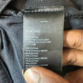 Amiri Knee Rip Faded Black Denim Jeans Sz 34
