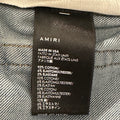 Amiri MX2 Brown Paisley Blue Denim Jeans Sz 36
