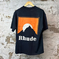 Rhude Orange Mountain T-shirt Black Sz XS