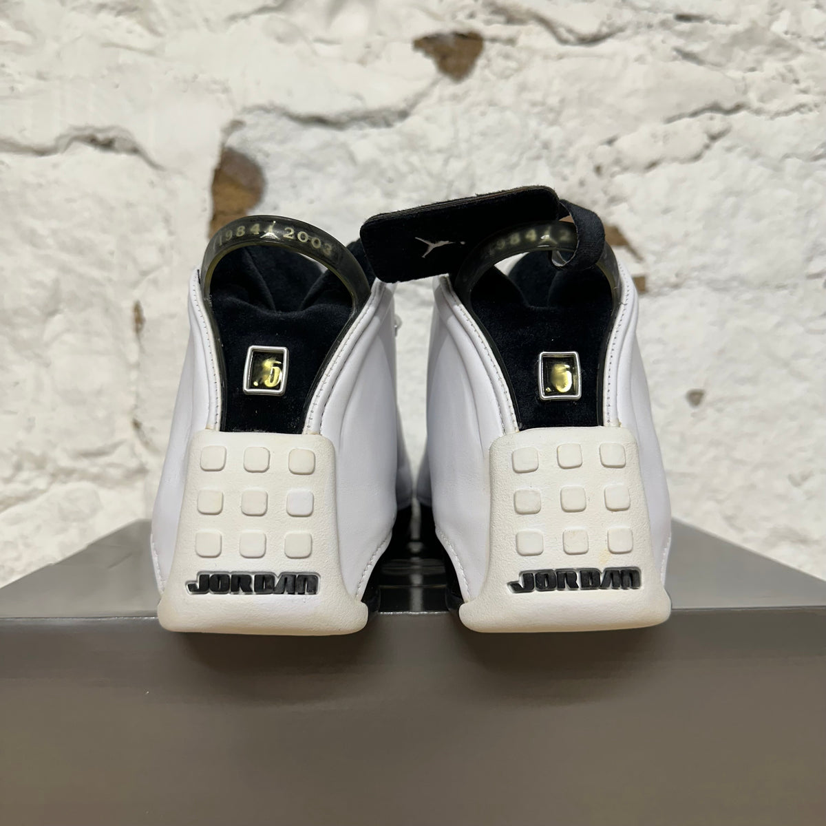 Jordan 18.5 OG White Black Chrome Sz 10 DS