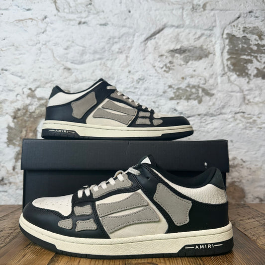 Amiri Grey Skeleton Black Cream Suede Sneaker Sz 9 (42)