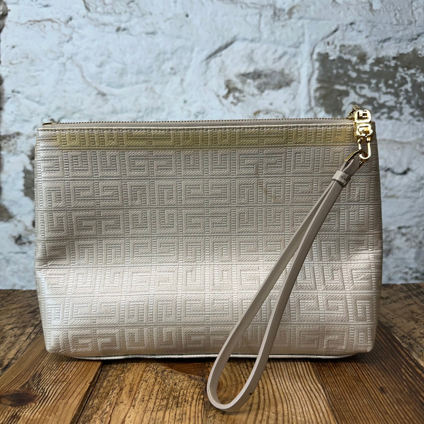 Givenchy 4G Monogram Natural Clutch Bag