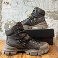 Gucci High Flashtrek Grey Boot Sz 7