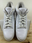 Air Jordan 3 Triple White Sz 13