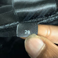 Amiri Leaf Spell Black Denim Jeans Sz 28