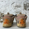 Lanvin Curb Black White Lace Paint Splatter Pink Sneaker Sz 4.5 (36) No Box