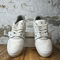 Louis Vuitton Triple White Leather Trainer Sneaker Sz 9.5 (8LV)