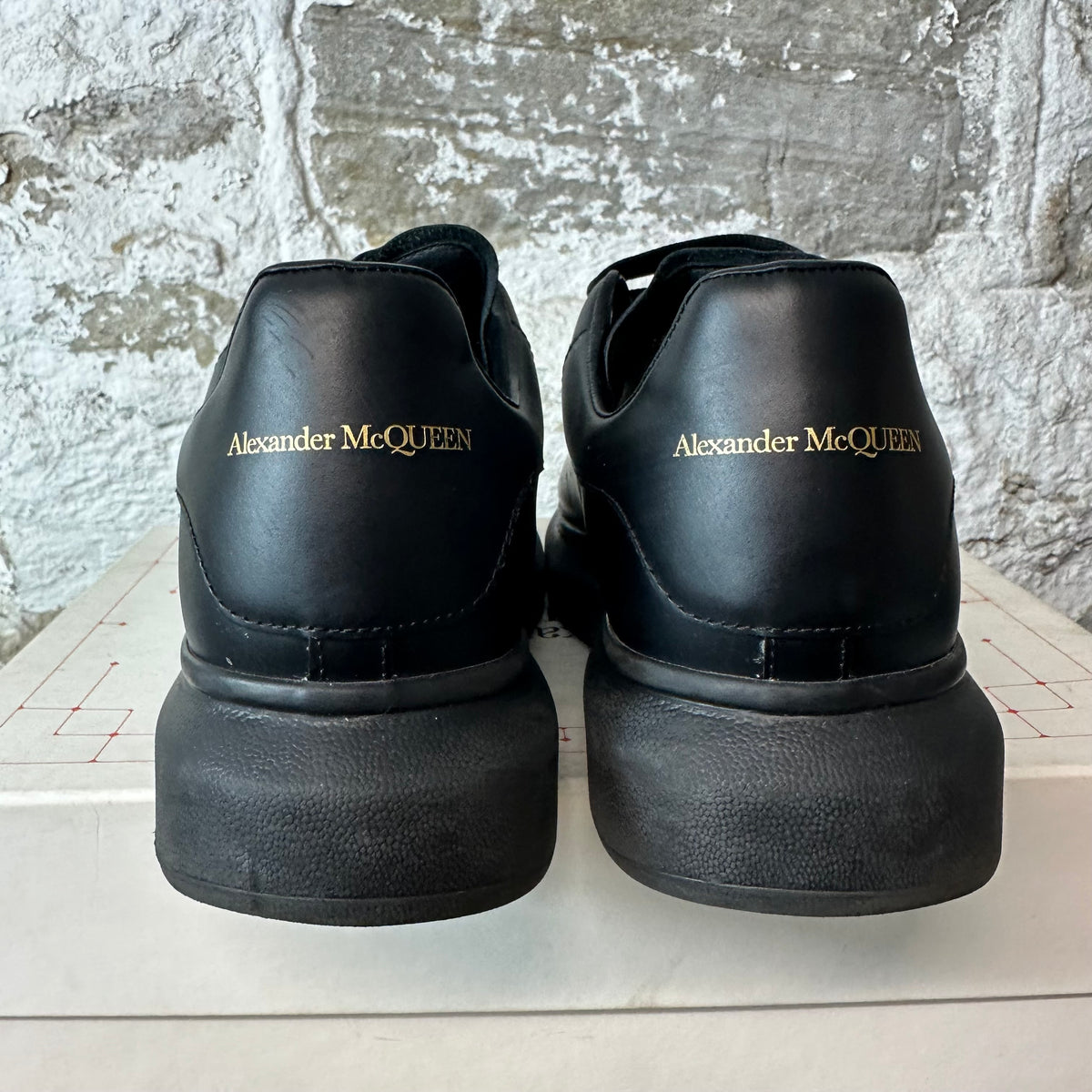 Alexander Mcqueen Triple Black Sneaker Sz 10.5 (43.5)