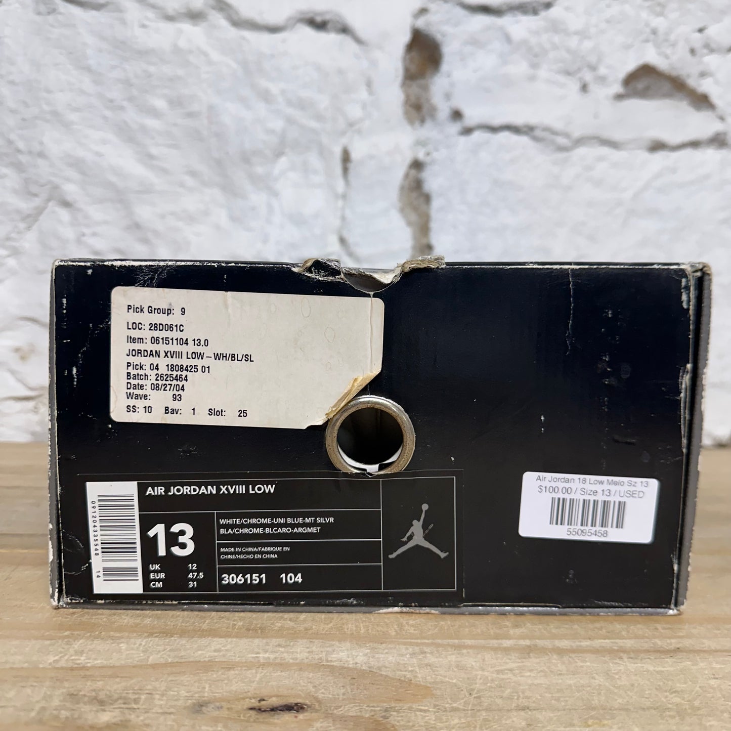 Air Jordan 18 Low Melo Sz 13