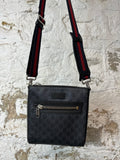 Gucci Black Monogram Sidebag