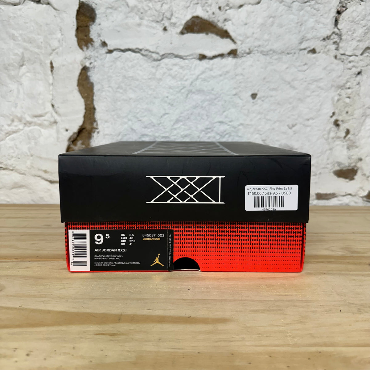Jordan XXX1 Fine Print Sz 9.5