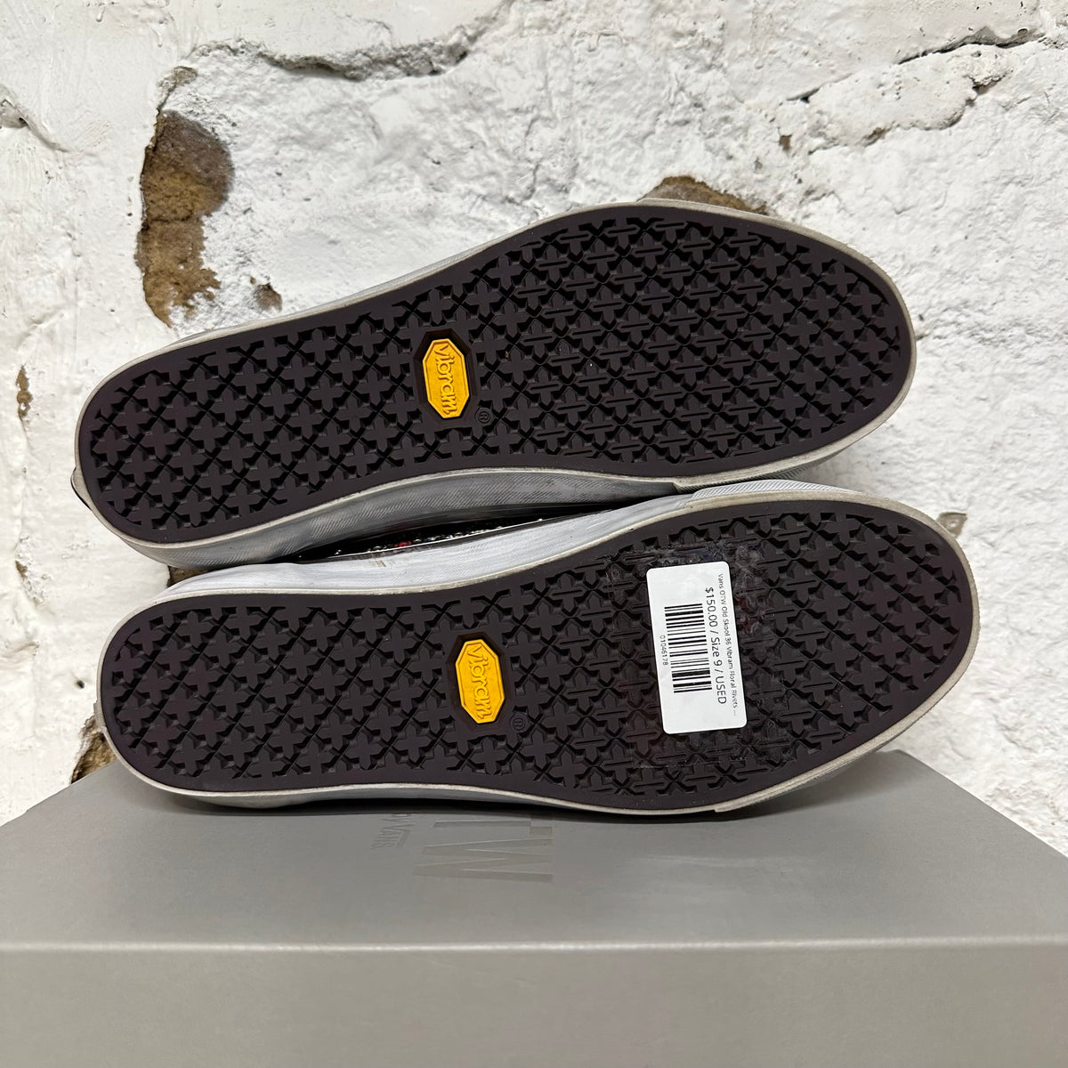 Vans OTW Old Skool 36 Vibram Floral Rivets Black Sz 9