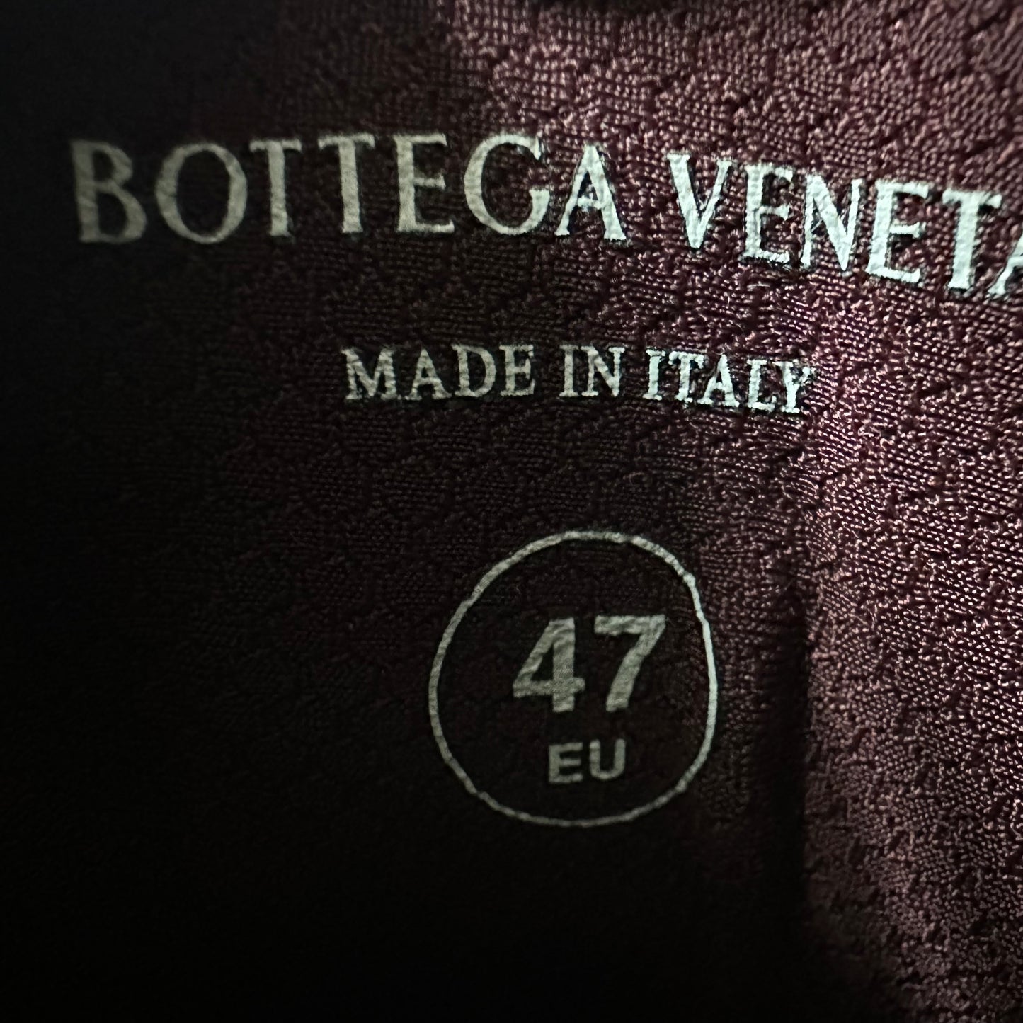 Bottega Veneta Burgundy Silver Orbit Sneaker Sz 14 (47)