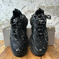 Balenciaga Triple S Spellout Black Sneaker Sz 7 (40)