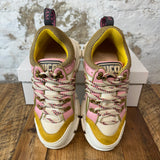 Gucci Flashtrek Pink Yellow Sz 6 (38) No Box