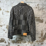Louis Vuitton Damier Waves Denim Jacket Sz L (50)