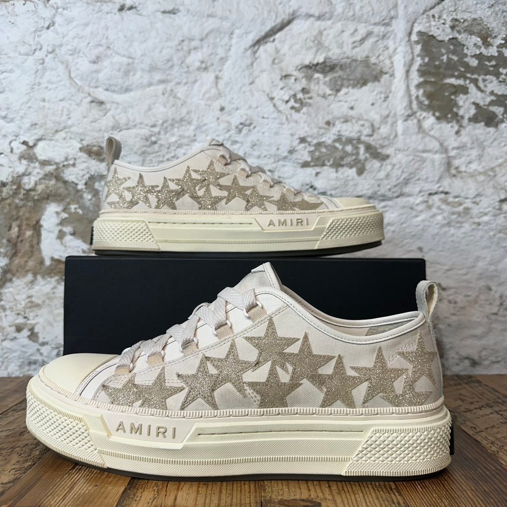 Amiri Beige Glitter Star Cream Sneaker Sz 12 (45)