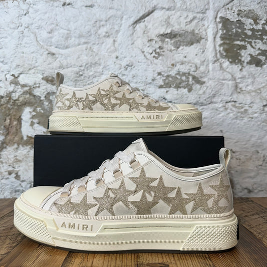 Amiri Beige Glitter Star Cream Sneaker Sz 12 (45)