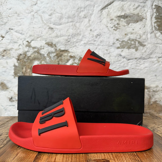 Amiri Black Spell Red Pool Slide Sz 12 (45)