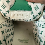 Louis Vuitton Green White Skate Sneaker Sz 10.5 (9LV) No Box