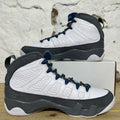 Air Jordan 9 Flint Grey French Blue Sz 9