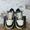Amiri Grey Skeleton Black Cream Suede Sneaker Sz 9 (42)