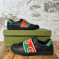 Gucci Red Green Banded Black Ace Sneaker Sz 6