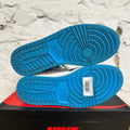 Air Jordan 1 High Off-White University Blue Sz 10.5