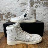 Amiri White Skeleton White High Sneaker Sz 10 (43)