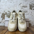 Chanel Cream CC Beige White Sneaker Sz 8 (41)