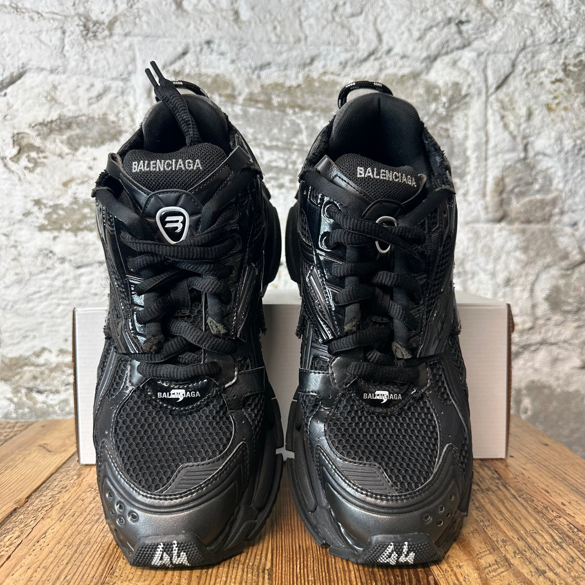 Balenciaga Runner Triple Black Matte Sneaker Sz 11 (44)