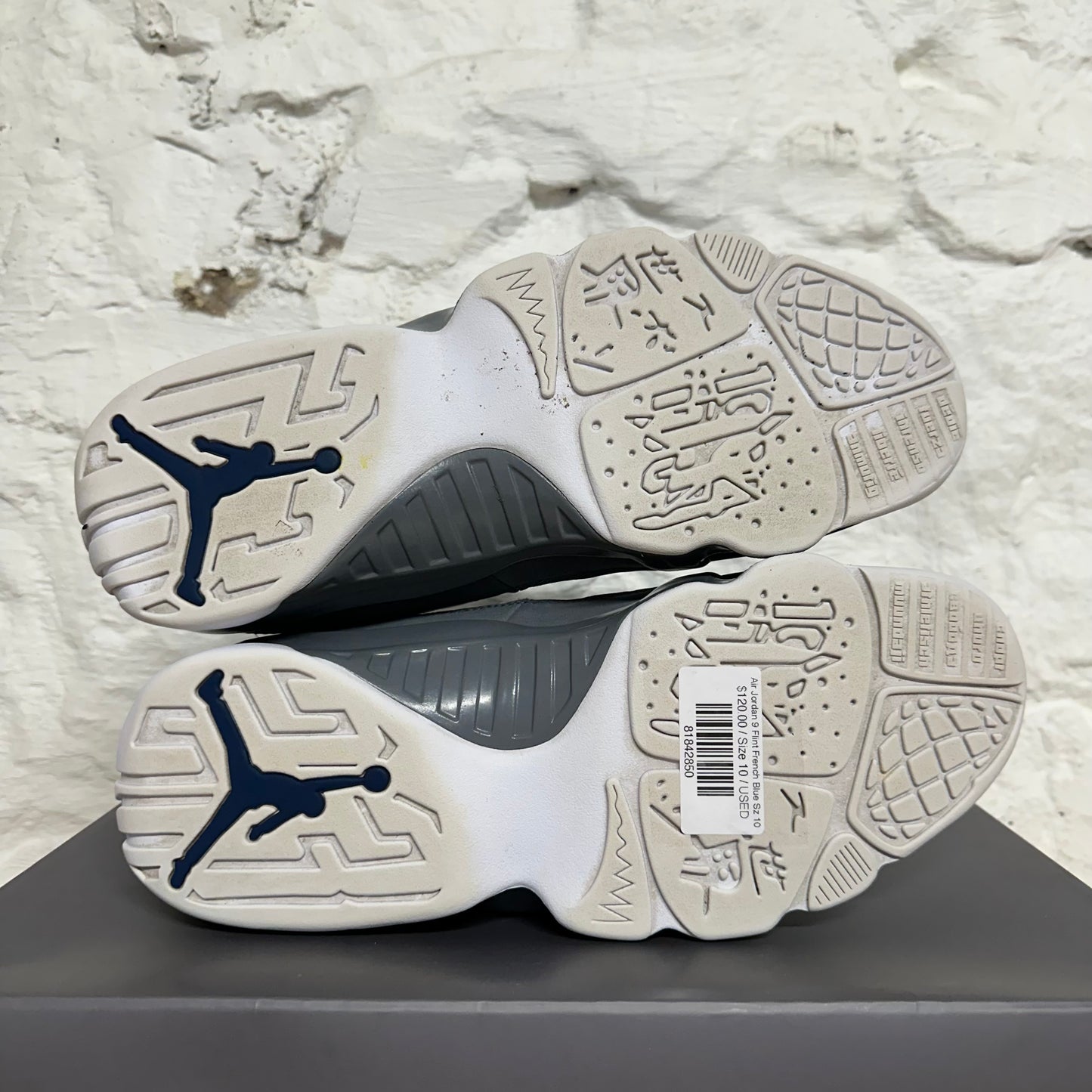 Air Jordan 9 Flint French Blue Sz 10