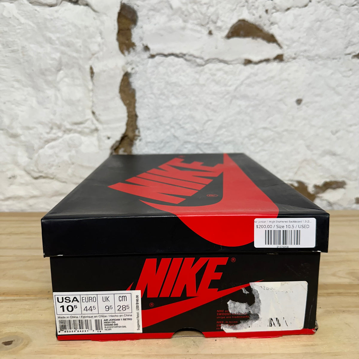 Air Jordan 1 High Shattered Backboard 1.0 (2015) Sz 10.5