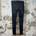 Amiri MX1 Red Tie Dye Thrasher Black Denim Jeans Sz 34