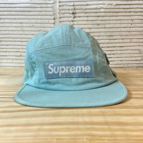 Supreme Waxed Cotton Cap (FW23) Ice Hat