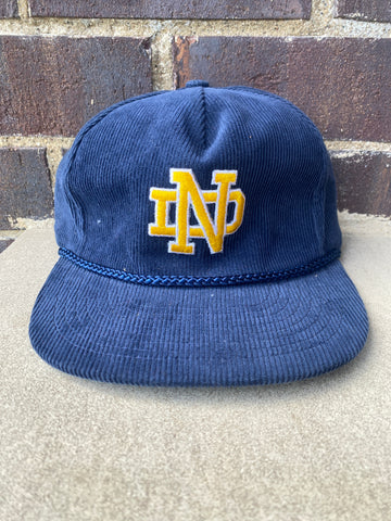 Notre Dame Fighting Irish Corduroy Strap Hat