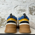 Gucci Flashtrek Yellow Black Brown Sneaker Sz 8.5