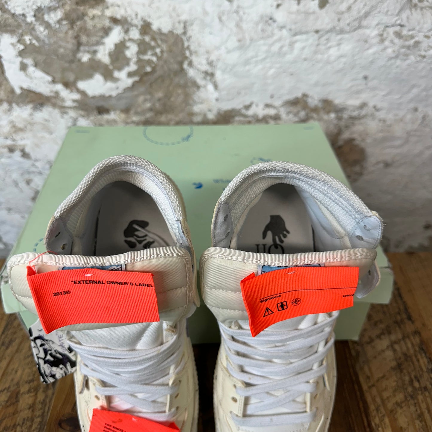 Off-White Court 3.0 Lavender Cream Sneaker Sz 9 (42)