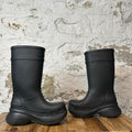 Balenciaga Black Croc Boot Sz 7 (40) No Box