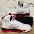 Air Jordan 5 Fire Red Black Tongue (2025) Sz 9