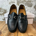 Gucci Horsebit Black Leather Loafer Sz 9.5