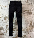 Amiri MX1 Green Camo Spell Black Denim Jeans Sz 28
