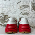Gucci Rhyton White Pink Red Sneaker Sz 5.5 (37.5)
