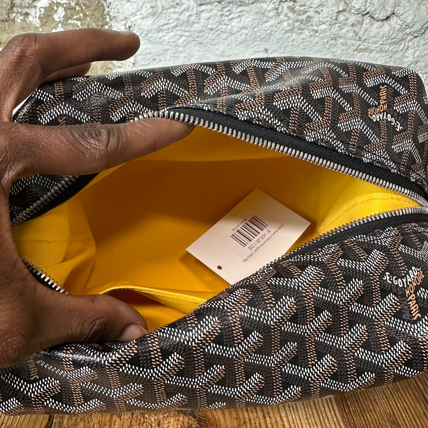Goyard Boeing 25 Brown Monogram Toiletry Bag