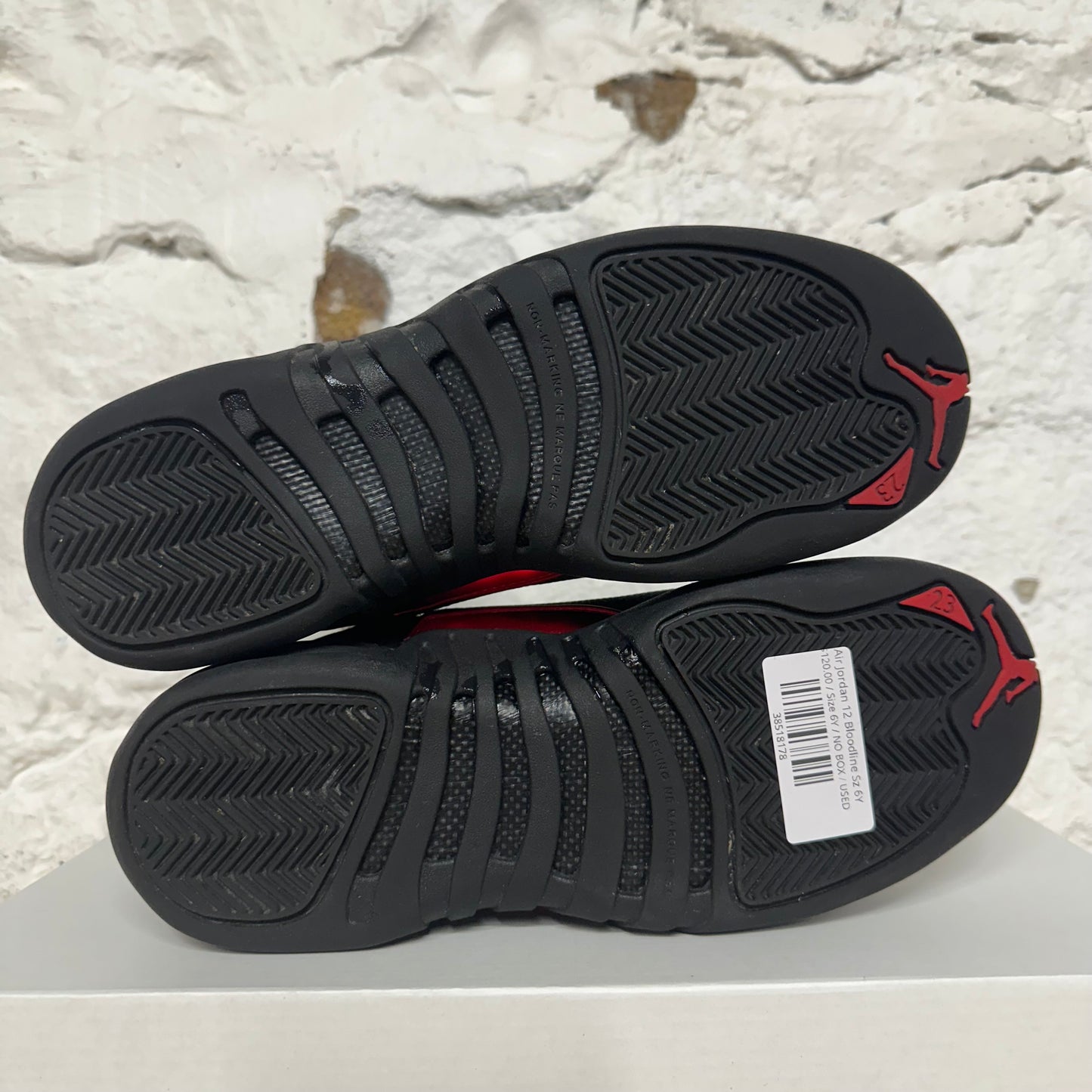 Air Jordan 12 Bloodline Sz 6Y