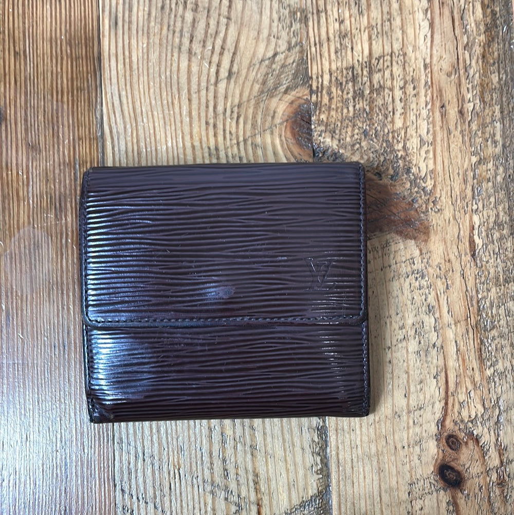Louis Vuitton Brown Epi Compact Wallet