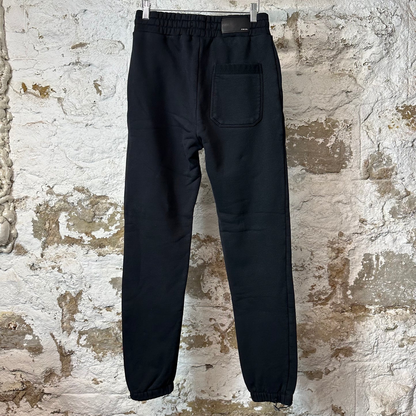 Amiri White MA Black Sweatpants Sz S