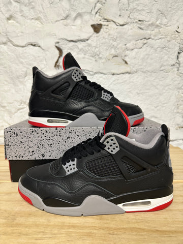 Air Jordan 4 Bred Reimagined Sz 10