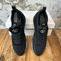 Louis Vuitton Black White Runaway Sneaker Sz 6.5 (39)